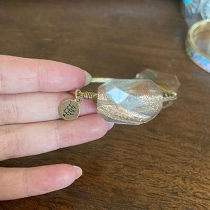 Rose gold bourbon and bow ties bangle